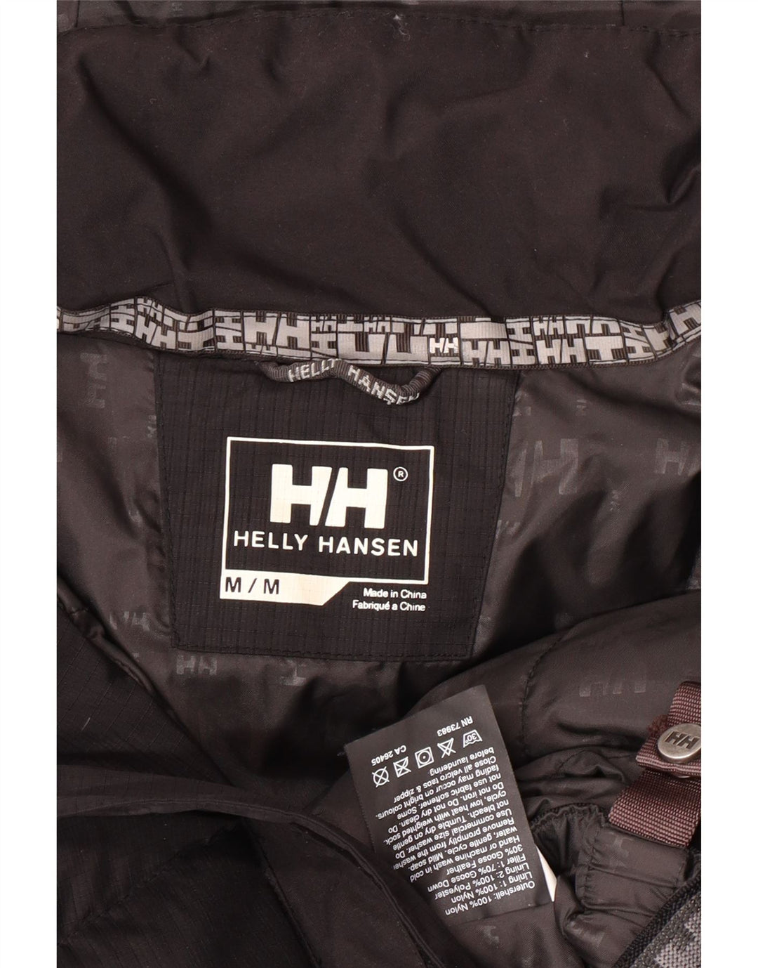 Мужская утепленная куртка Helly Hansen UK 38, средний черный нейлон