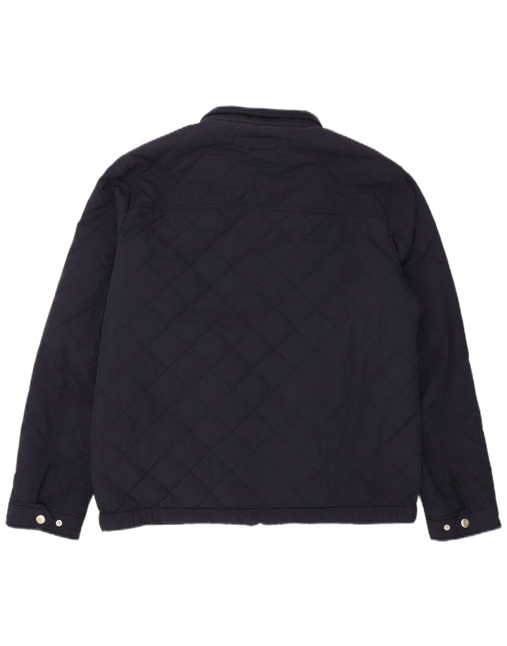 Мужская стеганая куртка Gant UK 42 XL темно-синяя, полиэстер