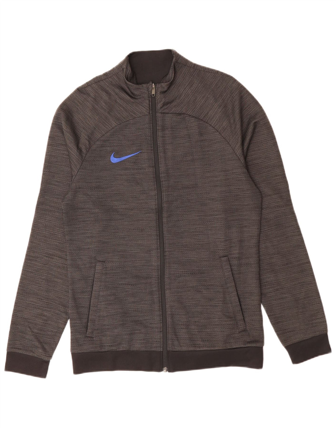 Мужской спортивный костюм NIKE Dri Fit, верхняя куртка, маленький серый полиэстер с крапинками