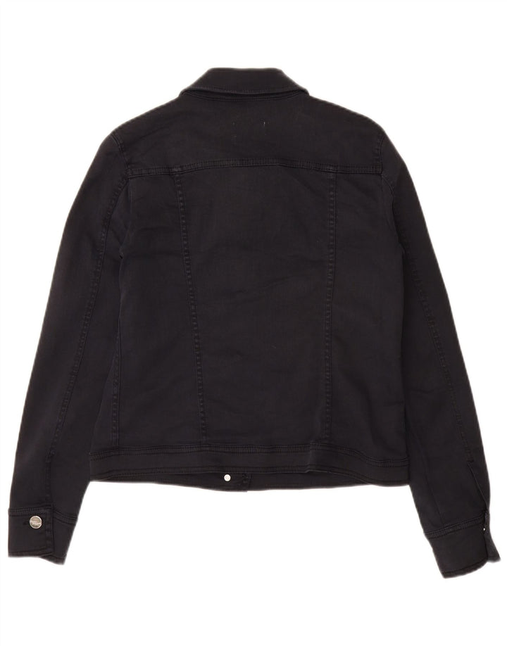 Женская джинсовая куртка MARELLA UK 10, маленькая, темно-синяя