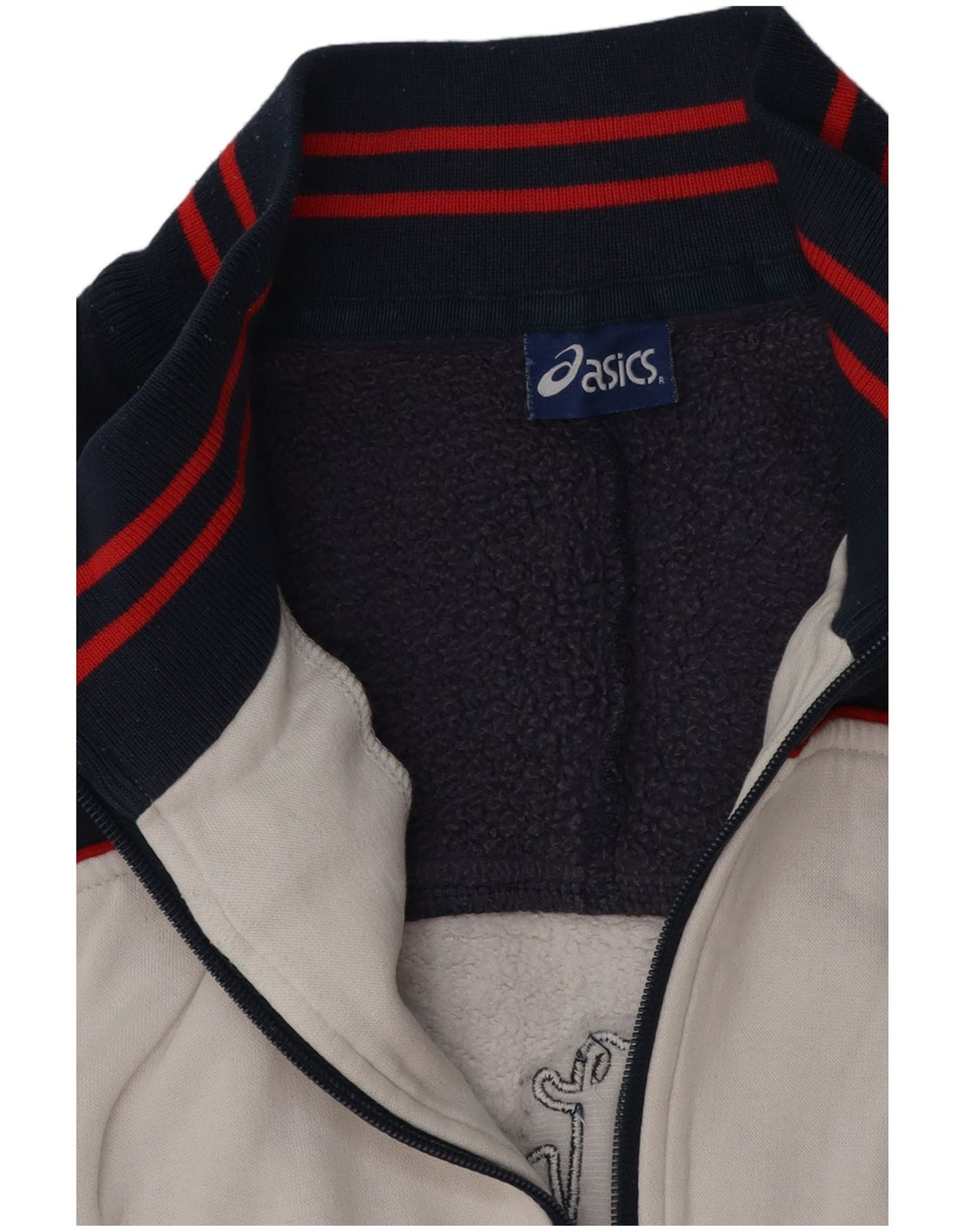 Мужской спортивный костюм ASICS с графическим рисунком, большая белая куртка с цветными блоками