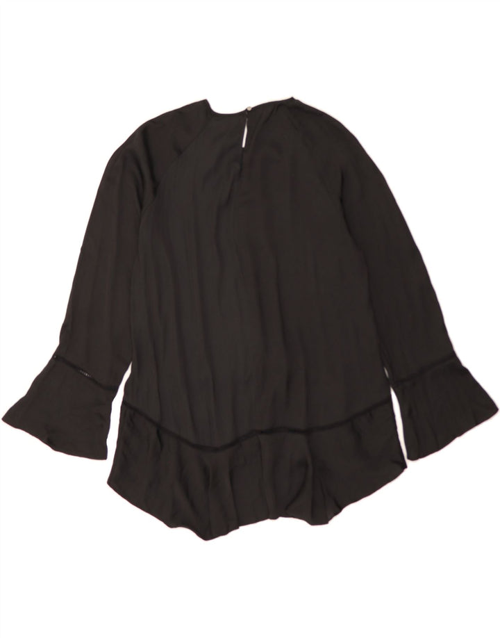 MOSSIMO Womens Long Sleeve Blouse Top UK 16 Large Black Polyester Vintage Mossimo and Second-Hand Mossimo from Messina Hembry 