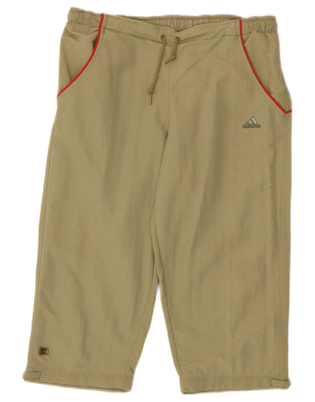 Спортивные брюки-капри ADIDAS для мальчиков 15-16 лет, зеленый полиамид