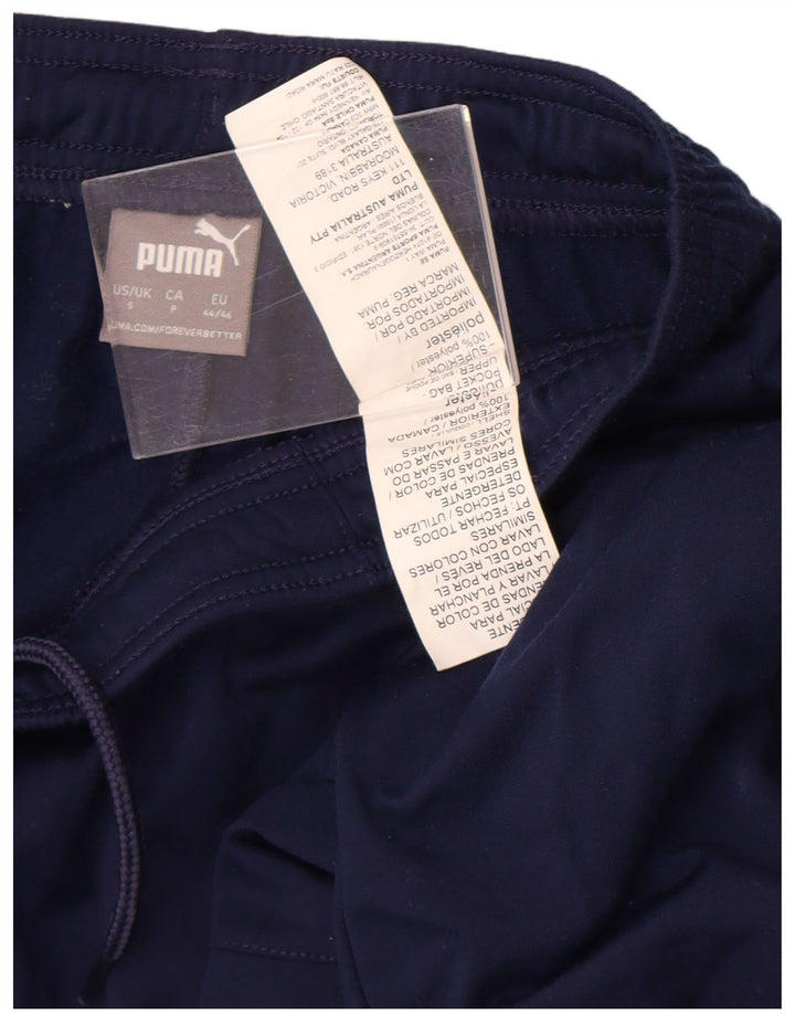 Мужские спортивные брюки Puma, маленькие темно-синие, полиэстер