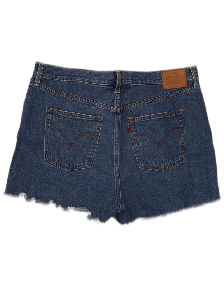 Женские джинсовые шорты Levi's Ribcage W34, большие синие