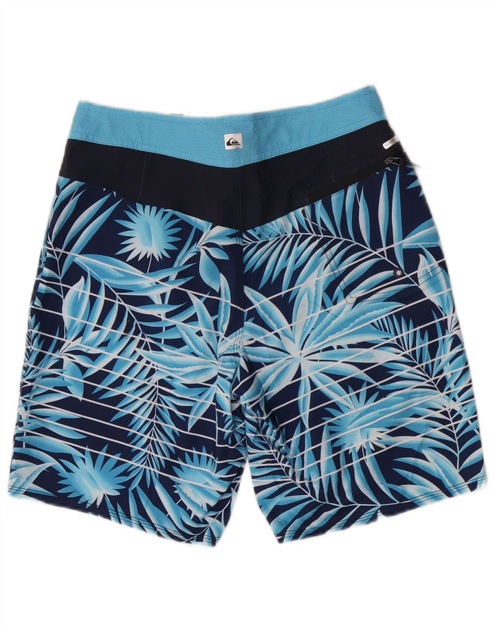 Мужские шорты для плавания Quiksilver, синие, полиэстер, маленький размер
