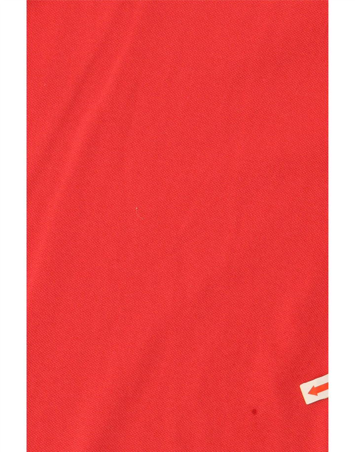 MONCLER Женская рубашка-поло UK 12, средний красный