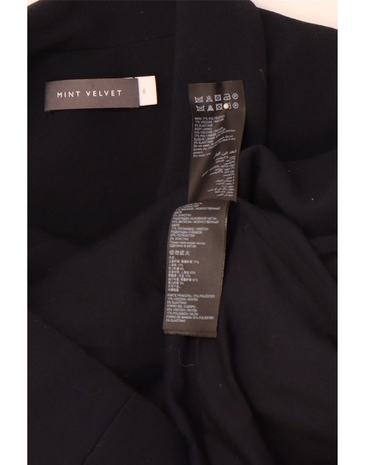 Женский двубортный пиджак MINT VELVET UK 8, маленький черный