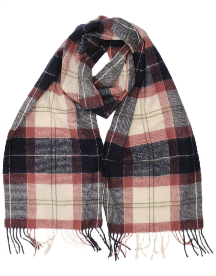 Мужской прямоугольный шарф Barbour, классический разноцветный клетчатый шерстяной шарф одного размера