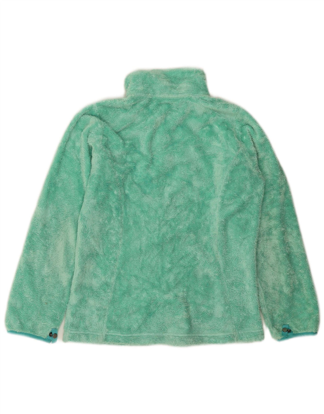 Флисовая куртка The North Face для девочек 14–15 лет, большой размер, бирюзовый полиэстер