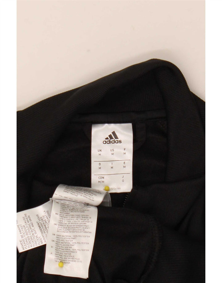Мужской спортивный костюм Adidas, верхняя куртка, средний черный, полиэстер с цветными блоками