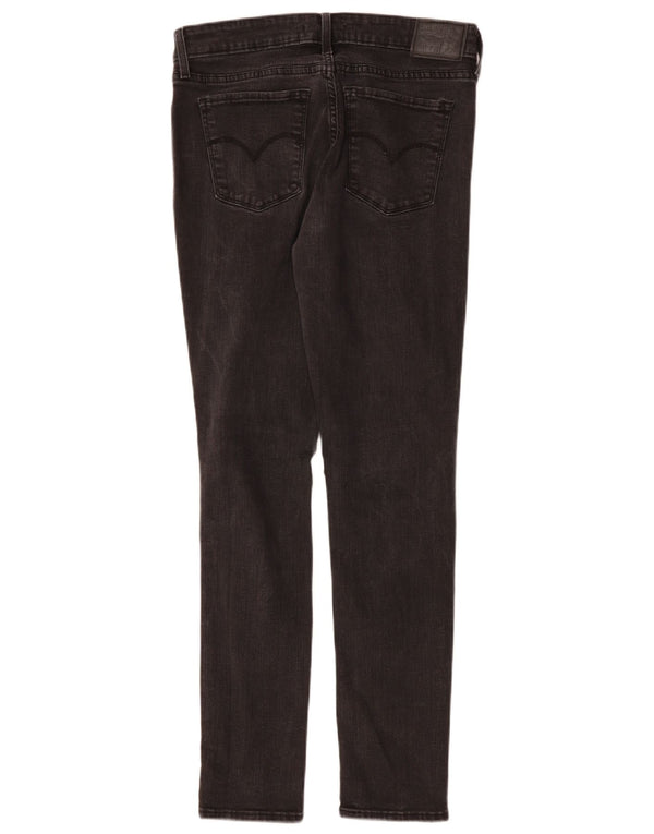 Женские джинсы скинни LEVI'S 710 W30 L30, черный хлопок