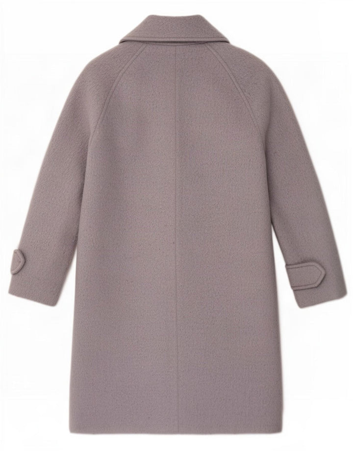 Женское двубортное пальто Zara UK 10, маленькое синее