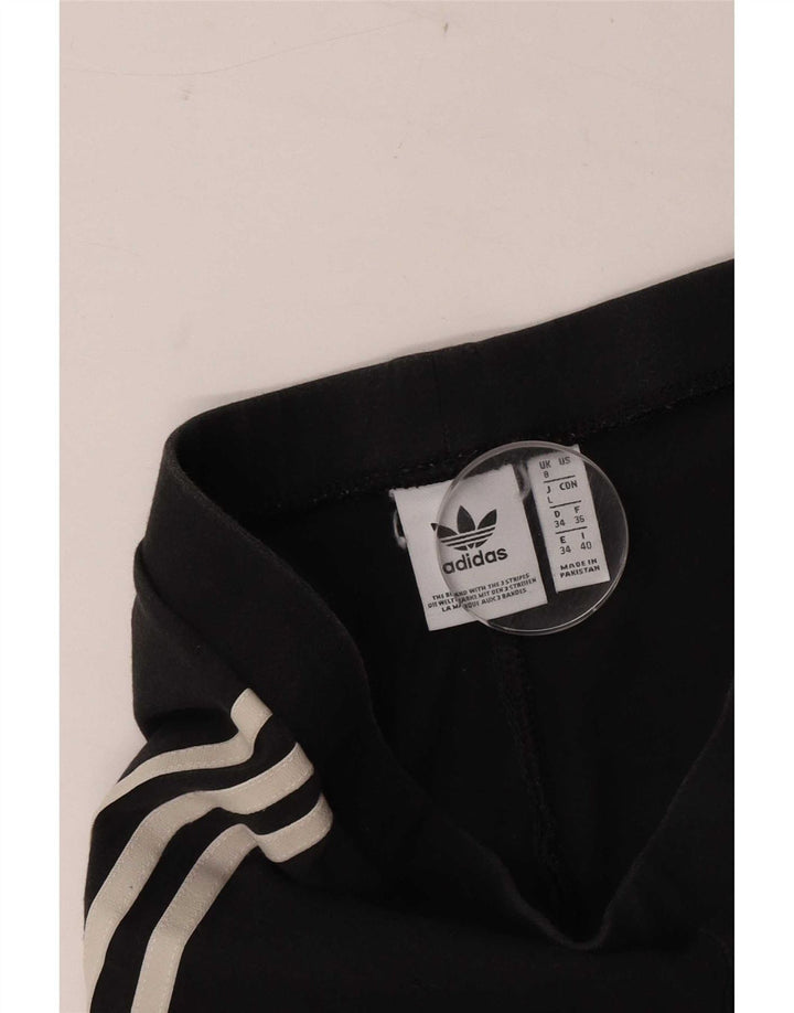 Женские леггинсы Adidas UK 8, маленькие черные