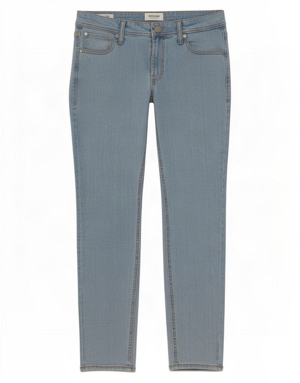 Мужские джинсы скинни Jack & Jones Liam W32 L32, синий хлопок