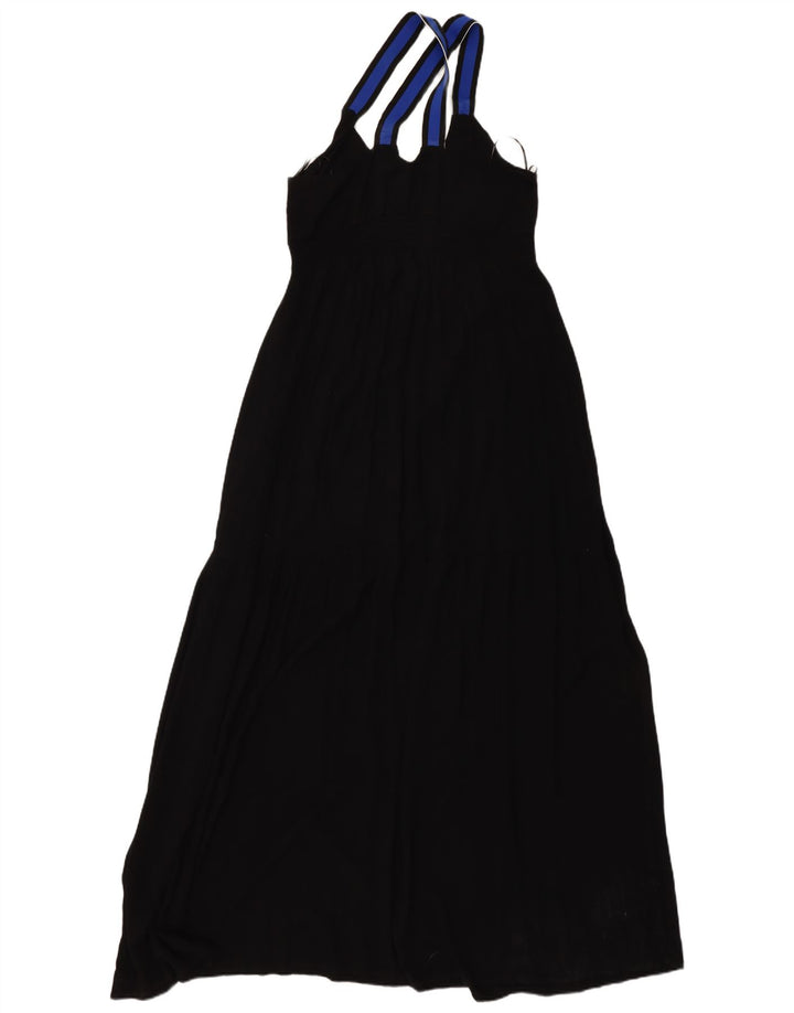 DESIGUAL Женское платье макси с абстрактным узором EU 40, средний черный в богемном стиле