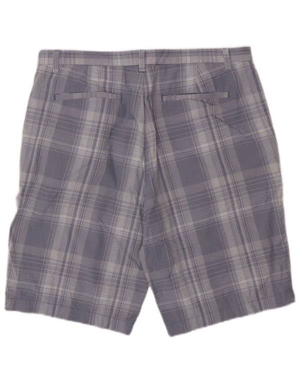 Мужские шорты чинос CALVIN KLEIN W34, большая синяя клетка, хлопок