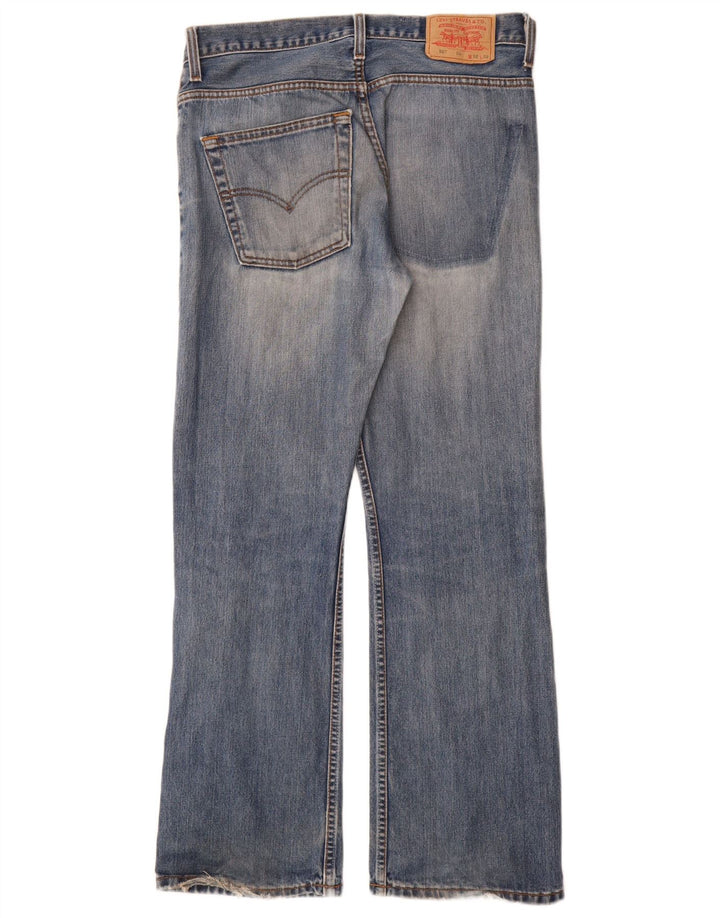 Мужские джинсы Levi's 507 Bootcut W32 L32 синие, хлопок