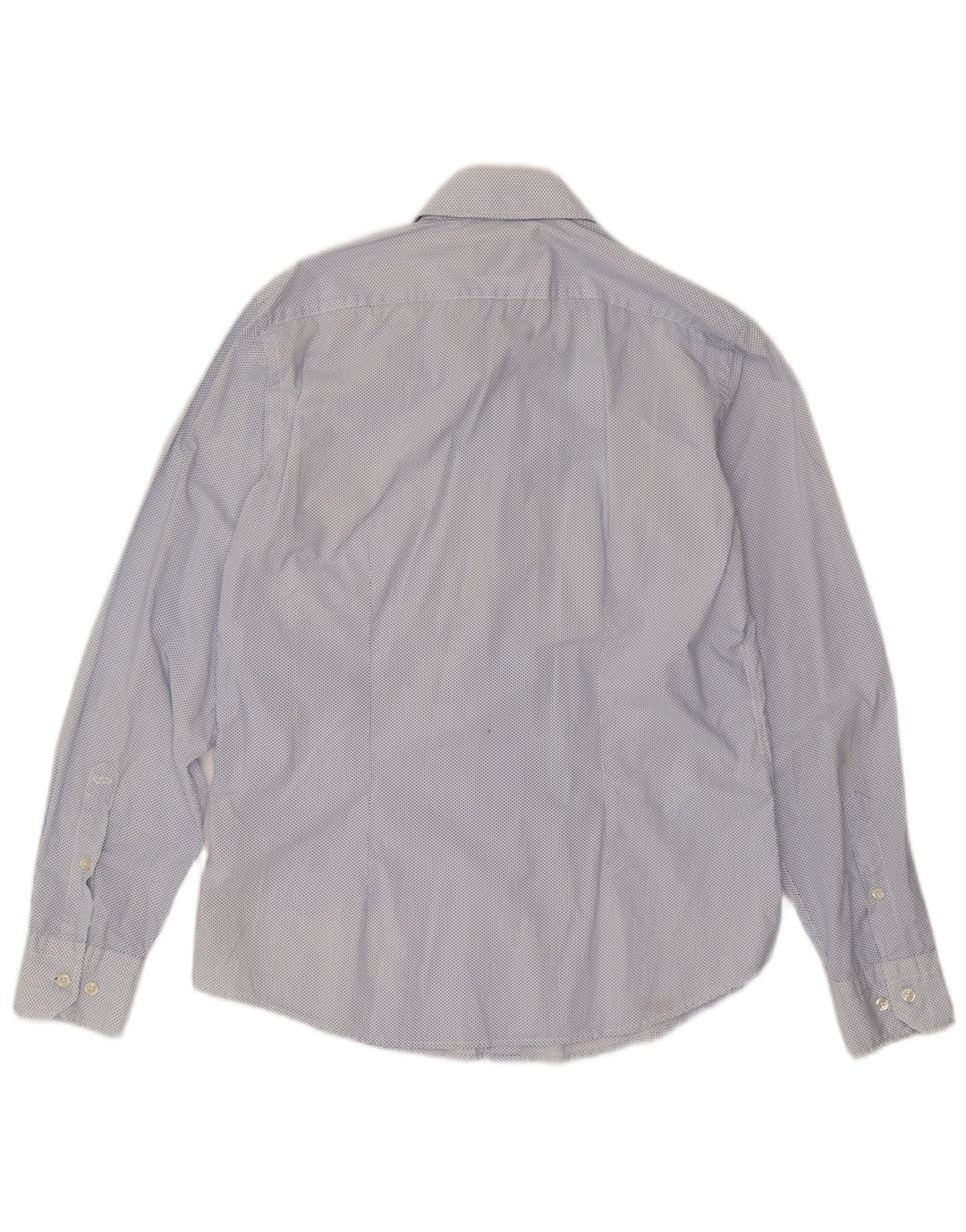 Мужская рубашка Gas, большая синяя пятнистая хлопковая рубашка