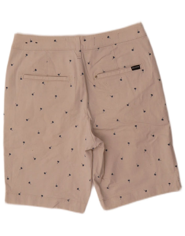 Мужские шорты чинос Hollister Regular W26, маленькие бежевые, хлопковые с цветочным принтом
