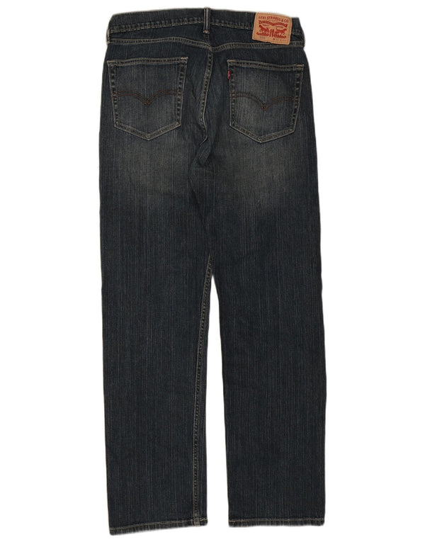 Мужские прямые джинсы Levi's 505 W32 L32 синие, хлопок