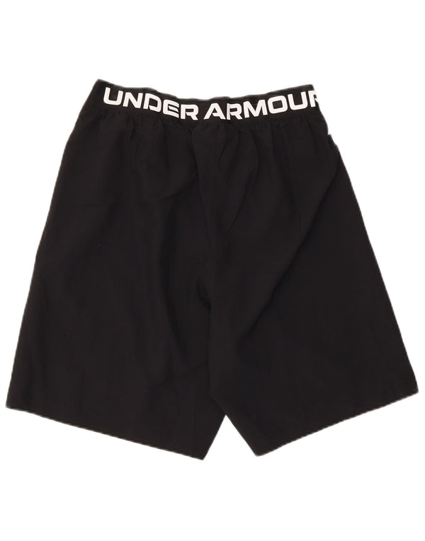 Мужские спортивные шорты Under Armour, средний черный полиэстер