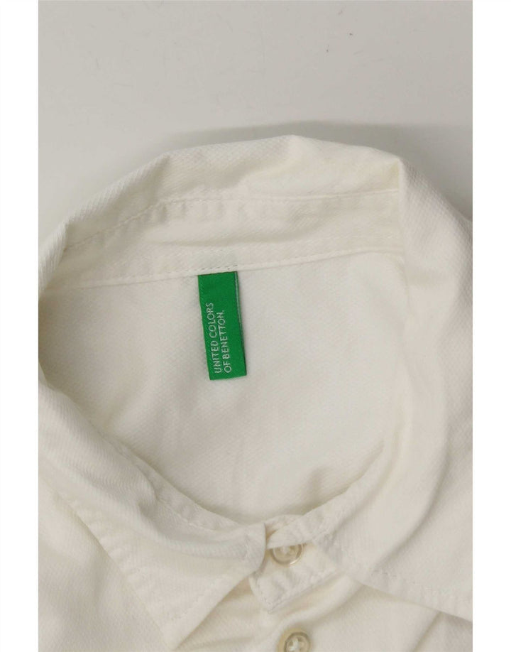 Рубашка мужская Benetton маленькая белая