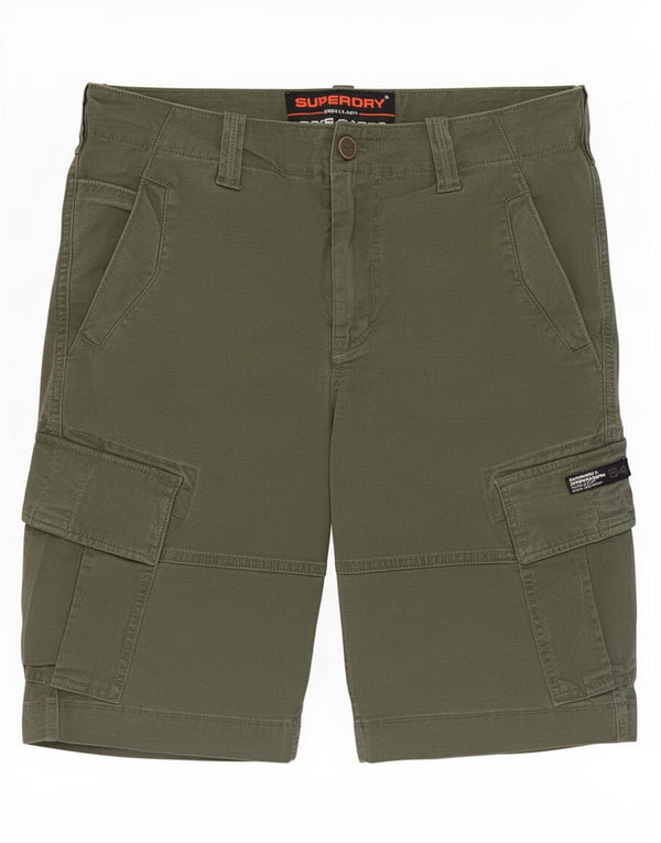 Мужские шорты карго Superdry W30, средний зеленый хлопок, хлопок