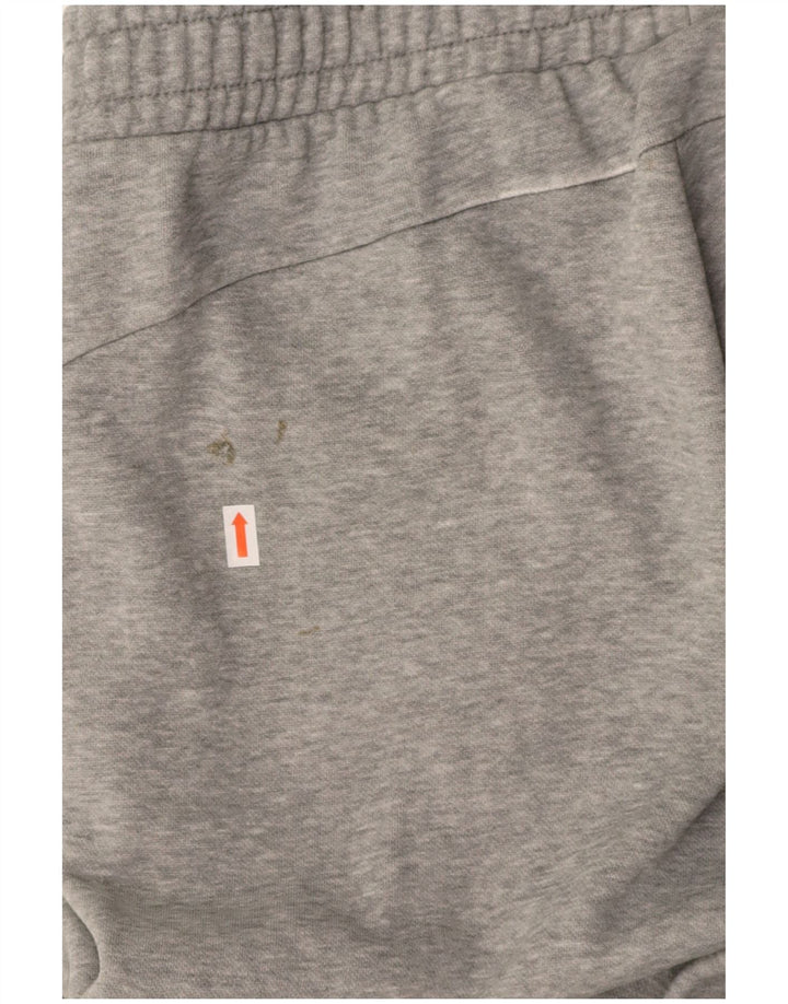PUMA Mens Tracksuit Trousers Joggers Medium Grey Cotton