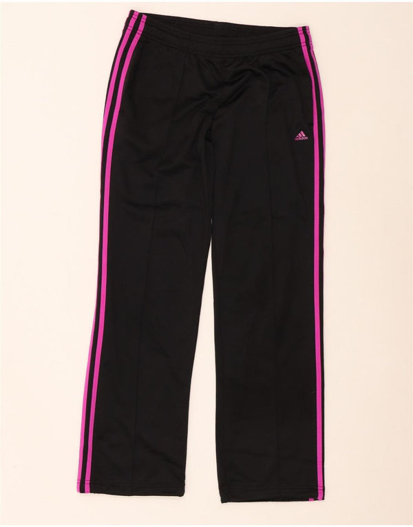 Женские спортивные брюки Adidas UK 8/10, маленький черный полиэстер