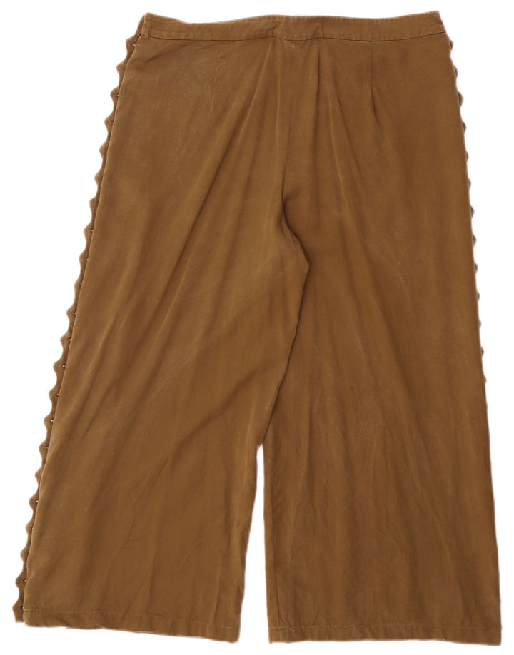 Женские капри Zara большие W32 L24 хаки