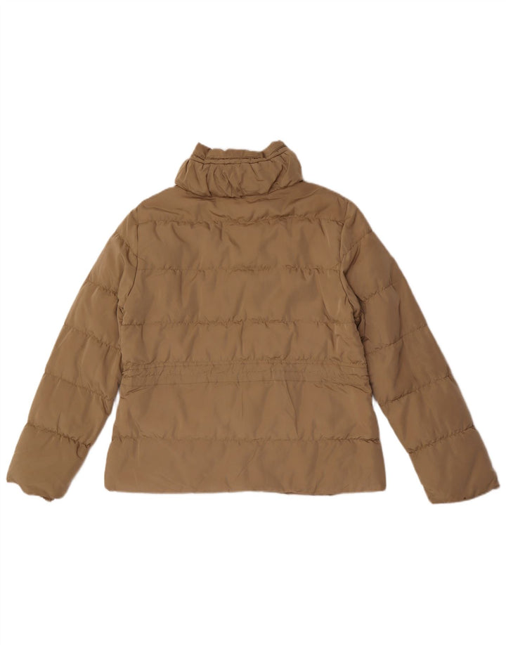 Женская стеганая куртка Zara UK 18 XL, бежевый полиэстер