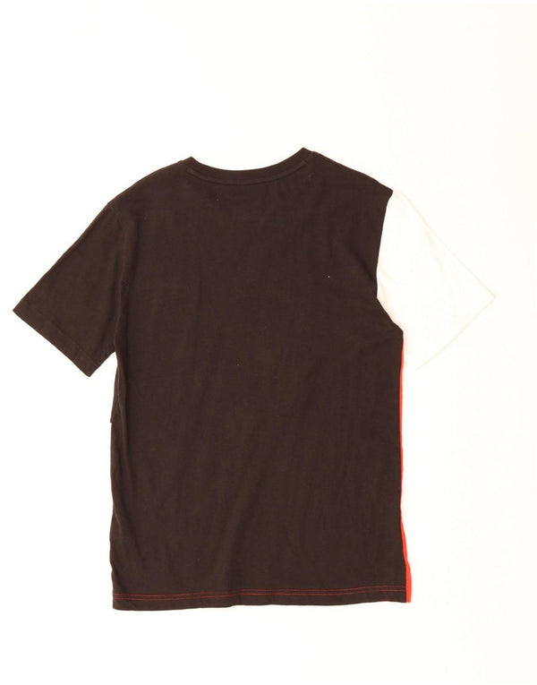 Женская футболка PUMA Top UK 14, большой разноцветный хлопок с цветными блоками