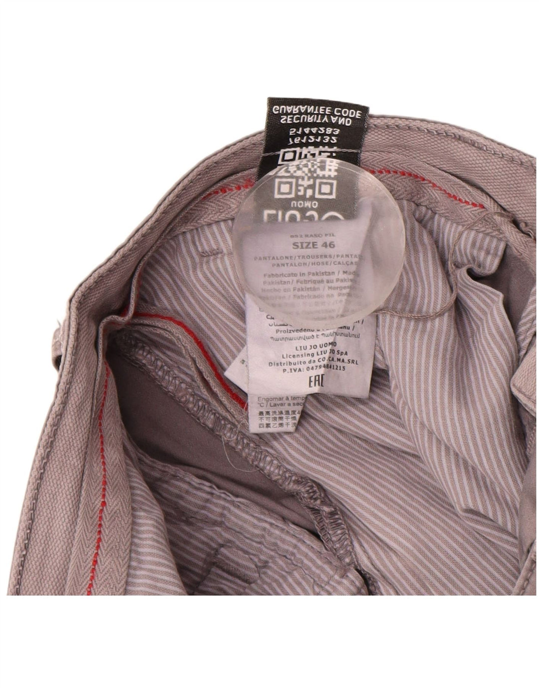 Мужские брюки-чинос Liu Jo IT 46 Small W30 L32 Серый хлопок