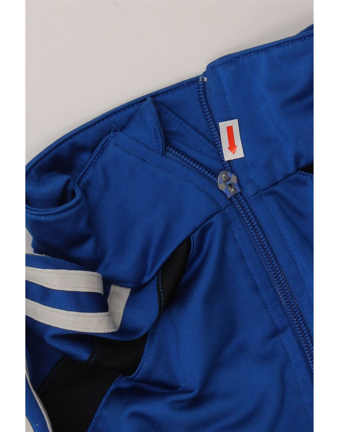 Спортивный костюм ADIDAS для мальчиков, верхняя куртка 15–16 лет, синий полиэстер с цветными блоками