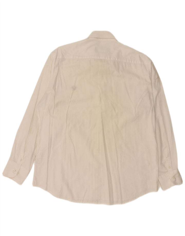 FRED PERRY Мужская рубашка приталенного кроя 2XL, белый хлопок