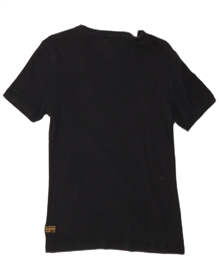 Женская футболка с рисунком G-Star Top UK 12 Medium Navy Blue