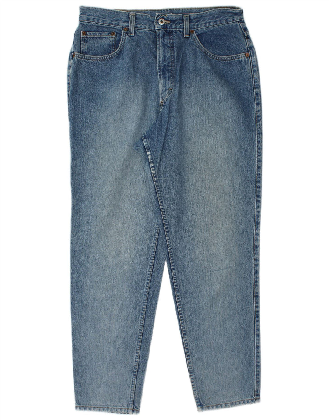 MUSTANG Mens Bonnie Tapered Jeans W35 L30 Blue Cotton