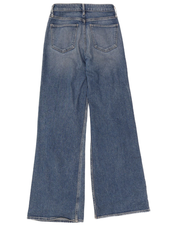 Женские винтажные широкие джинсы Hollister США 1 XS W25 L32 синие