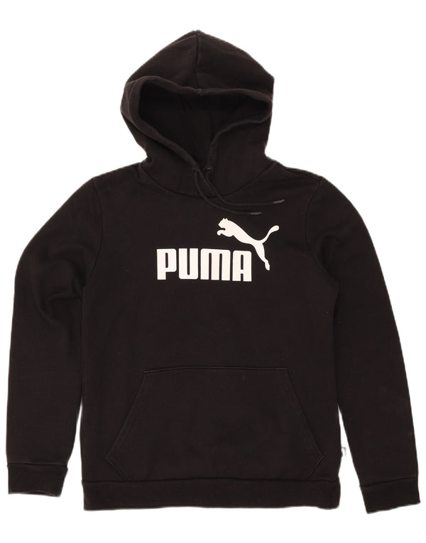 Женский джемпер с капюшоном PUMA UK 10, маленький, черный, хлопок