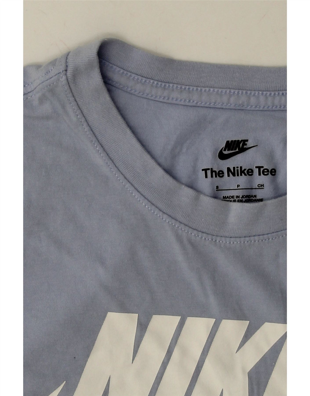 NIKE Mens Graphic T-Shirt Top Small Blue Cotton Vintage Nike and Second-Hand Nike from Messina Hembry 