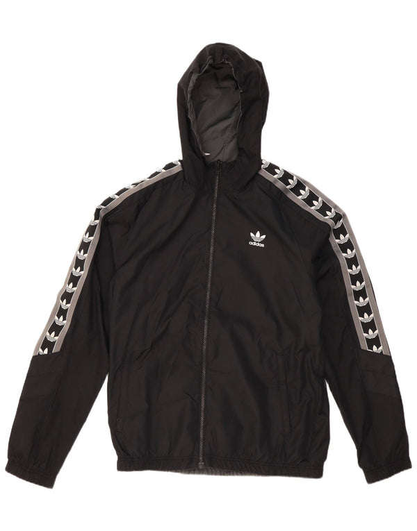 Мужская двусторонняя куртка ADIDAS UK 38 Medium Black с цветными блоками