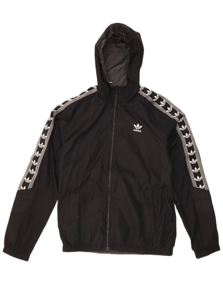 Мужская двусторонняя куртка ADIDAS UK 38 Medium Black с цветными блоками