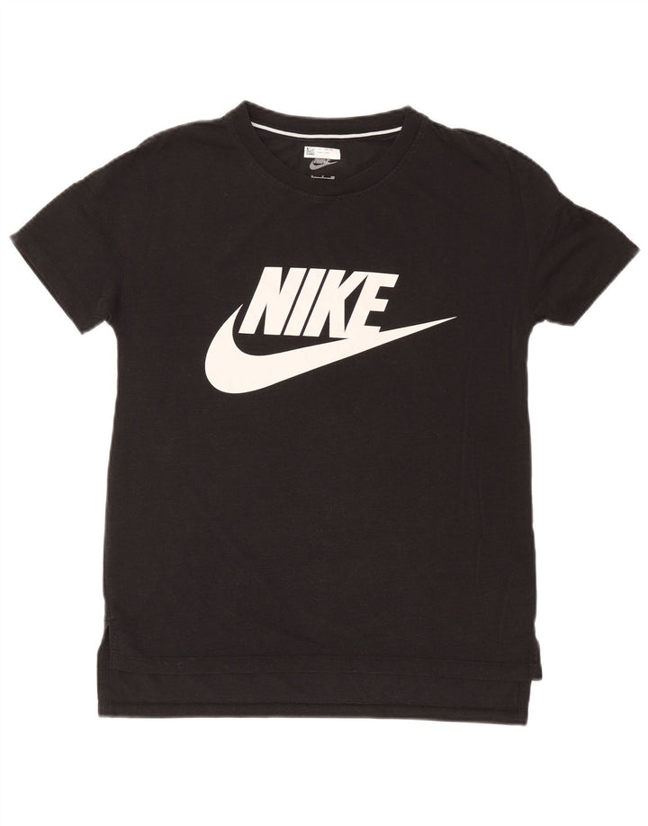Мужская футболка с рисунком Nike, маленький черный модал