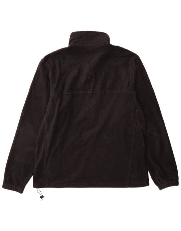 Мужская флисовая куртка Columbia UK 40, большая черная, полиэстер