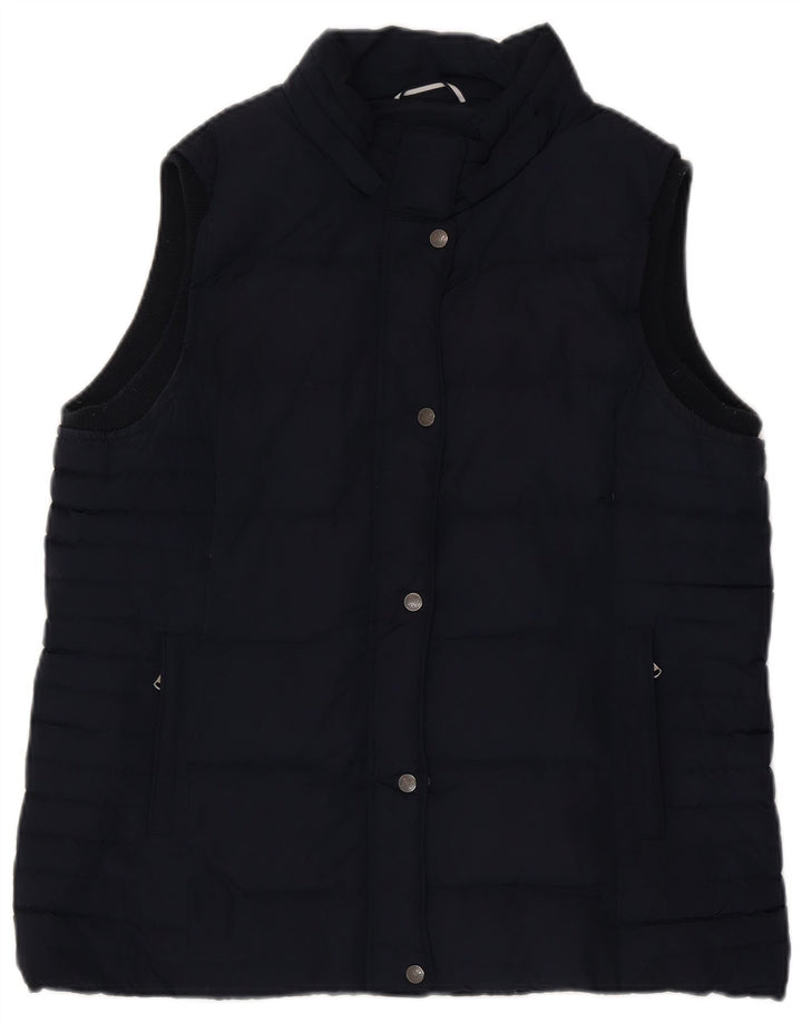 Crew Clothing Женский жилет стандартного размера UK 16, большой темно-синий полиэстер
