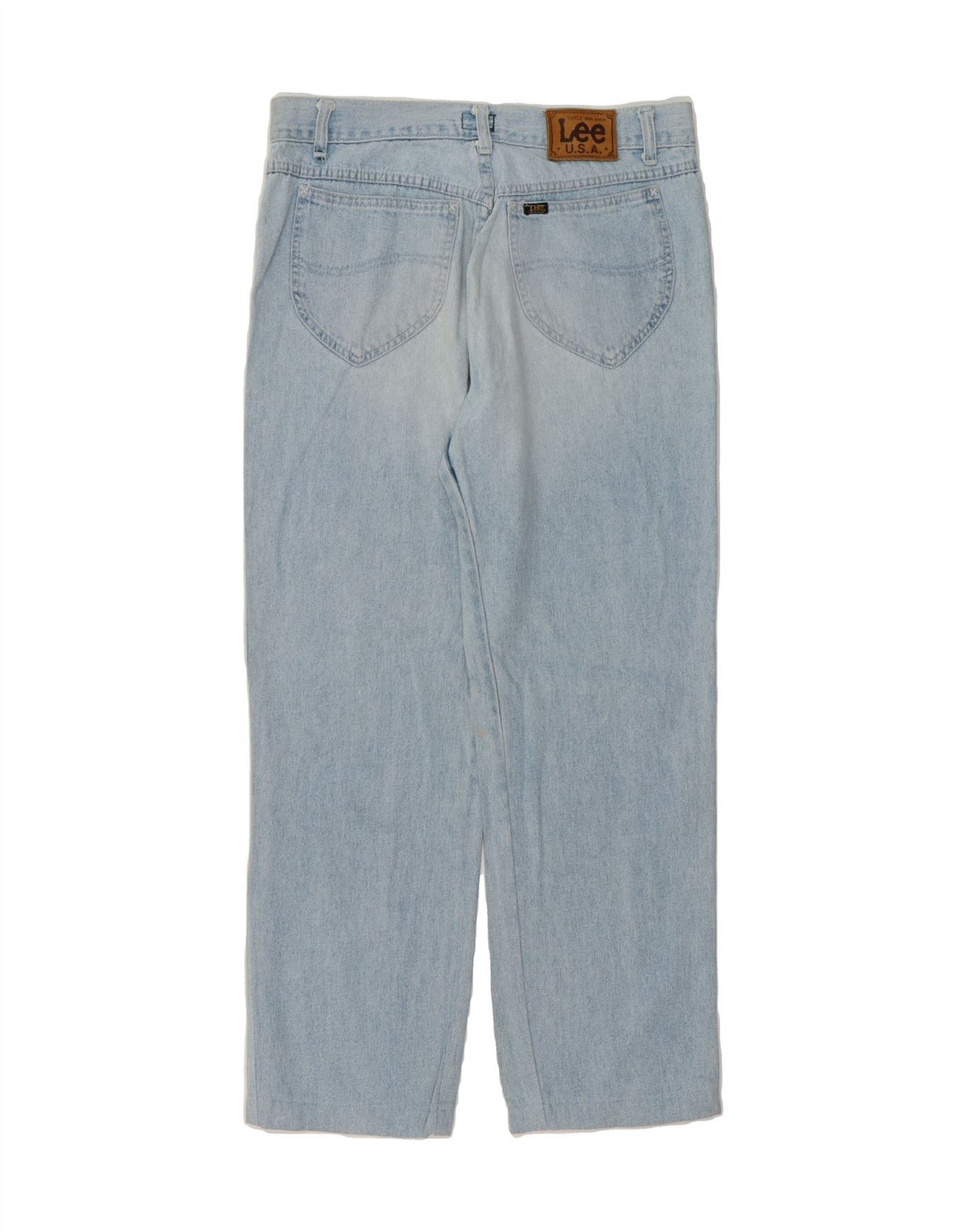 LEE Womens Straight Jeans W34 L29 Blue Cotton Vintage Lee and Second-Hand Lee from Messina Hembry 