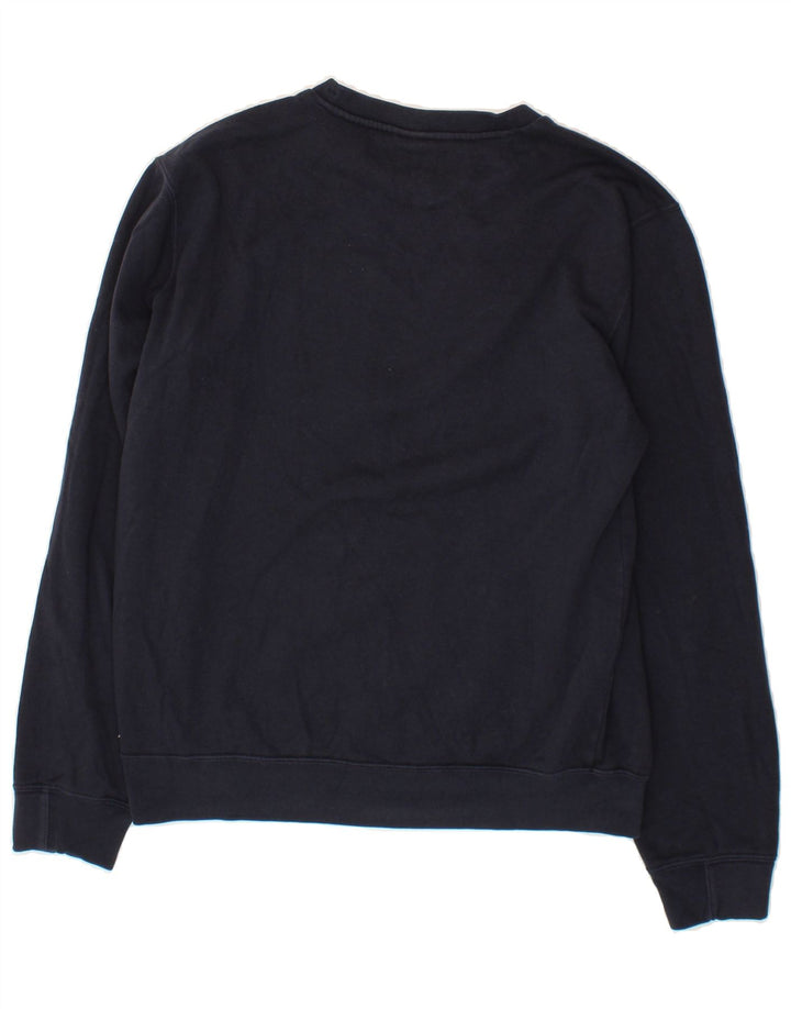 CHAMPION Mens Graphic Sweatshirt Jumper Medium Navy Blue Cotton Vintage Champion and Second-Hand Champion from Messina Hembry 