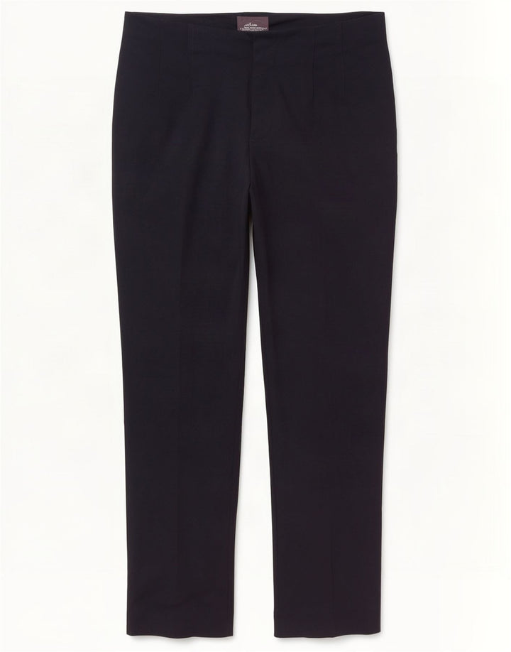 Женские узкие костюмные брюки Marks & Spencer UK 12 Medium W30 L30 Темно-синие