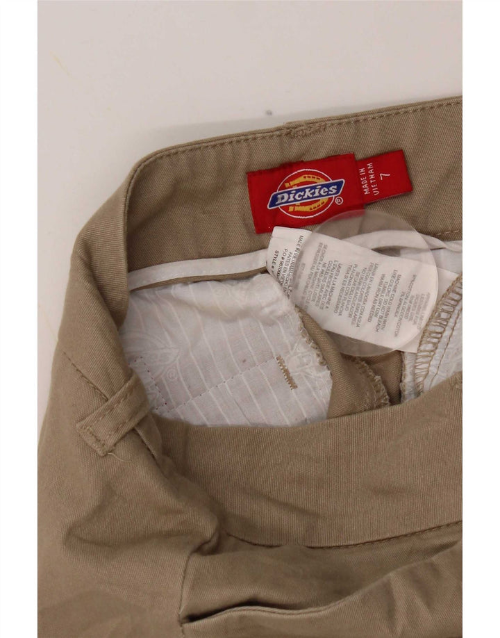 Женские повседневные брюки Dickies Bootcut США 7, средние W30 L31, бежевый хлопок